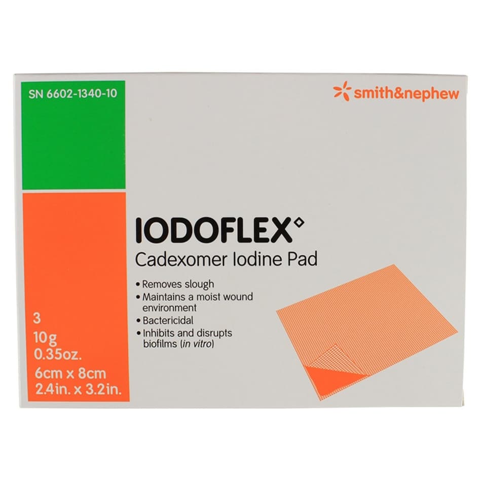 Smith and Nephew Iodoflex Cadexomer Iodine Gel Pad Dressing - Image 1