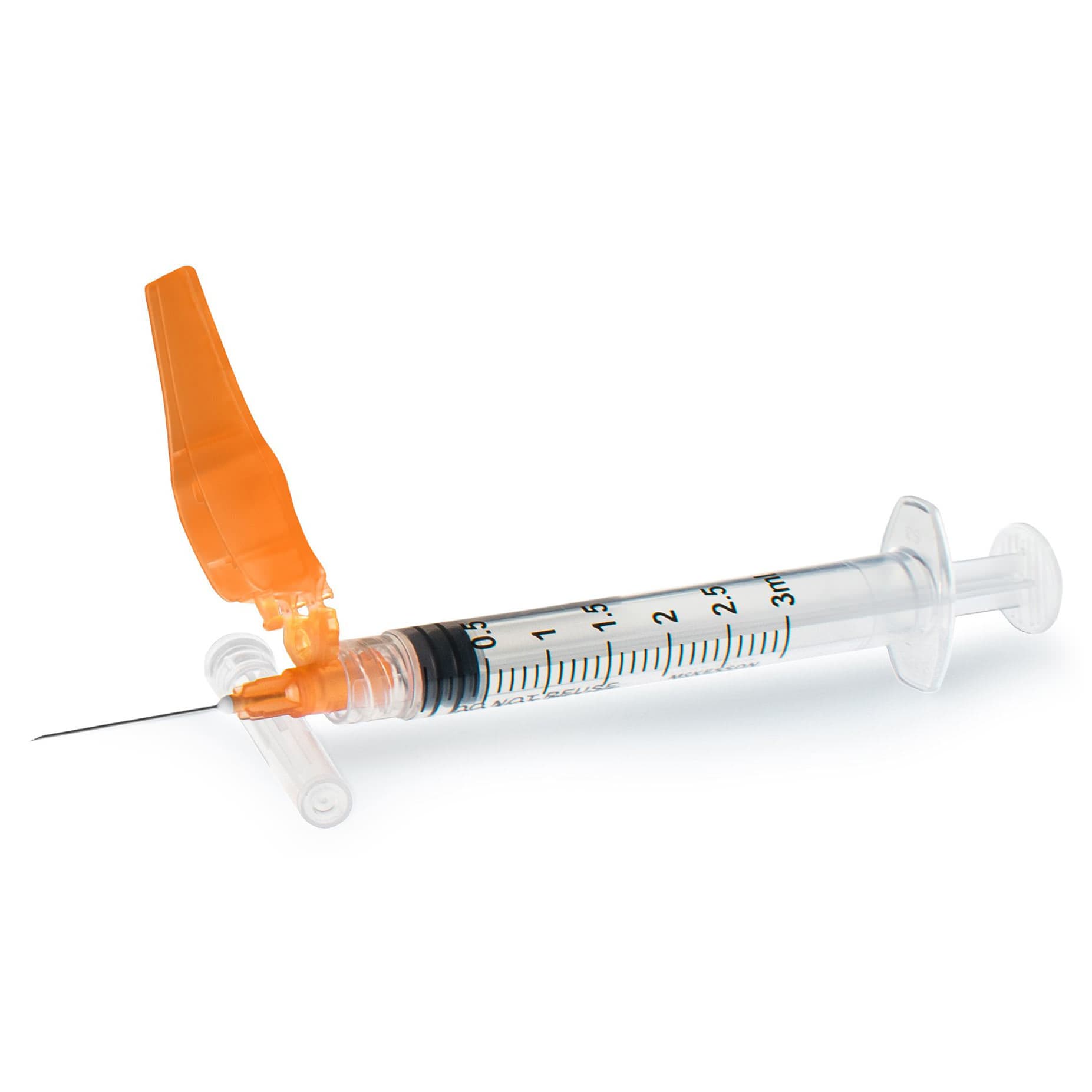 McKesson Prevent HT Syringe with Hypodermic Detachable Needle, 1 Inch - Case of 400 - Image 1