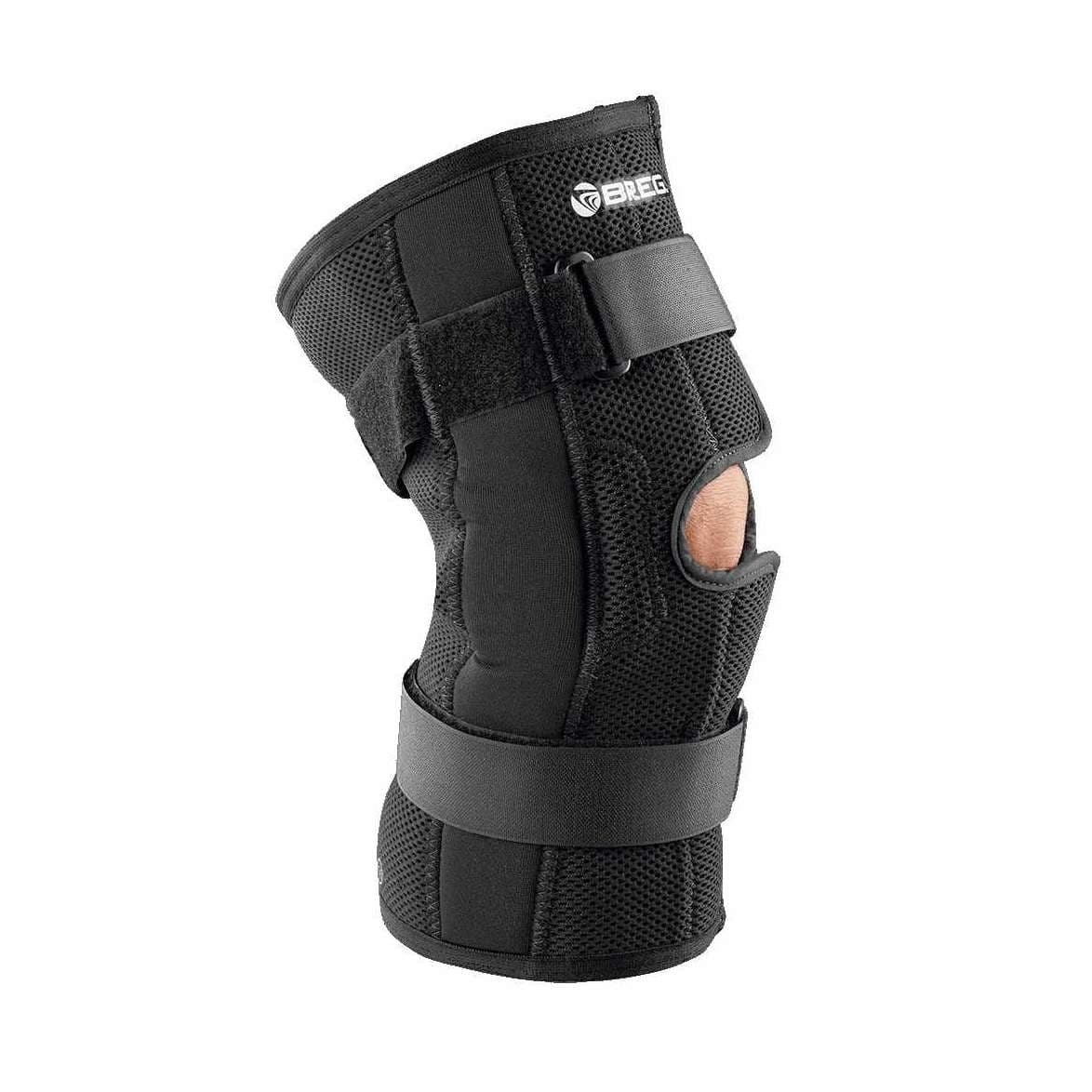 Breg Economy Knee Brace Black D-Ring, Hook and Loop Strap Closure, 27 to 30 Inch, 2X-Large - Each - Image 1
