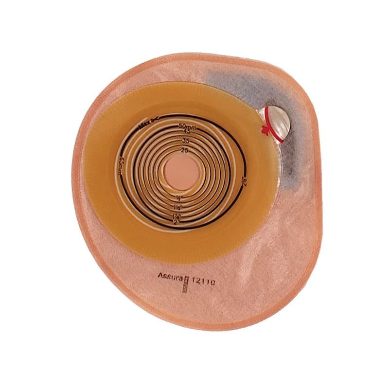 Assura Flat MINI Closed Pouch with filter - Box of 30