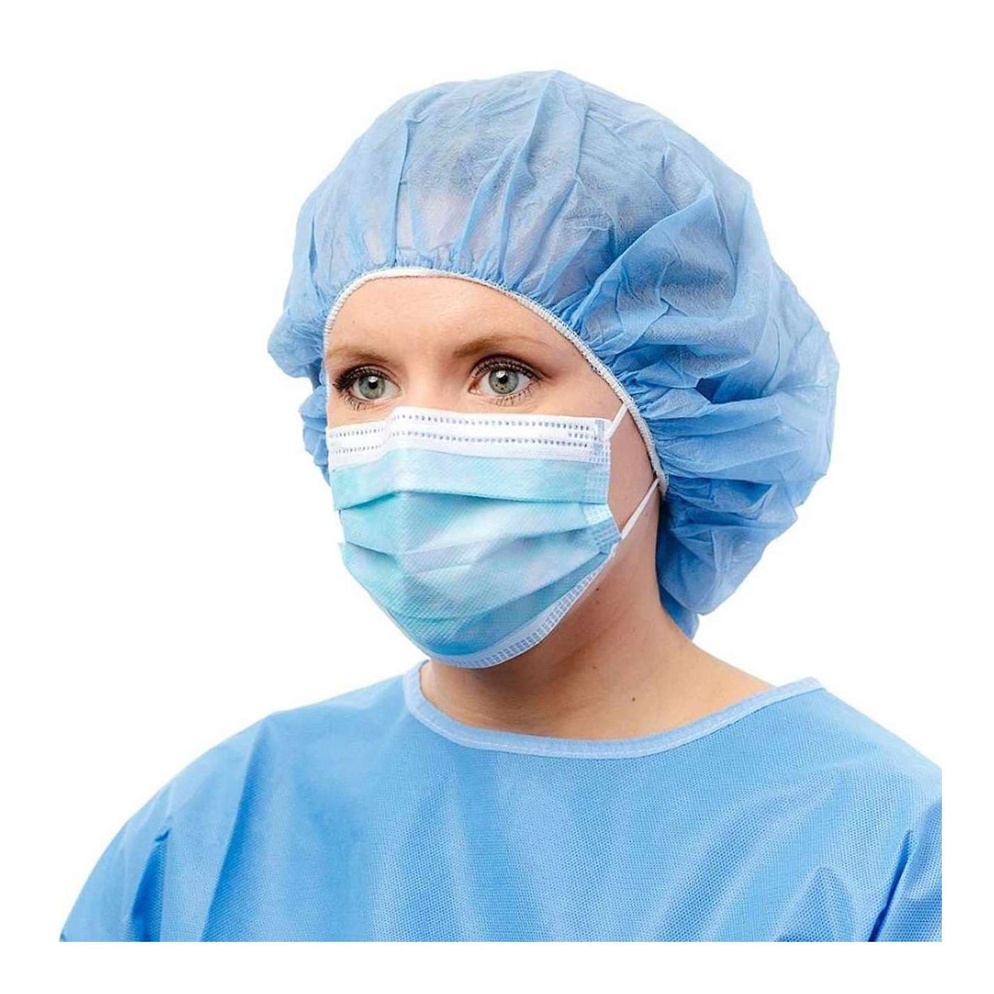Cardinal Health ASTM Level 1 Procedure Mask, Blue - Case of 500 - Image 1