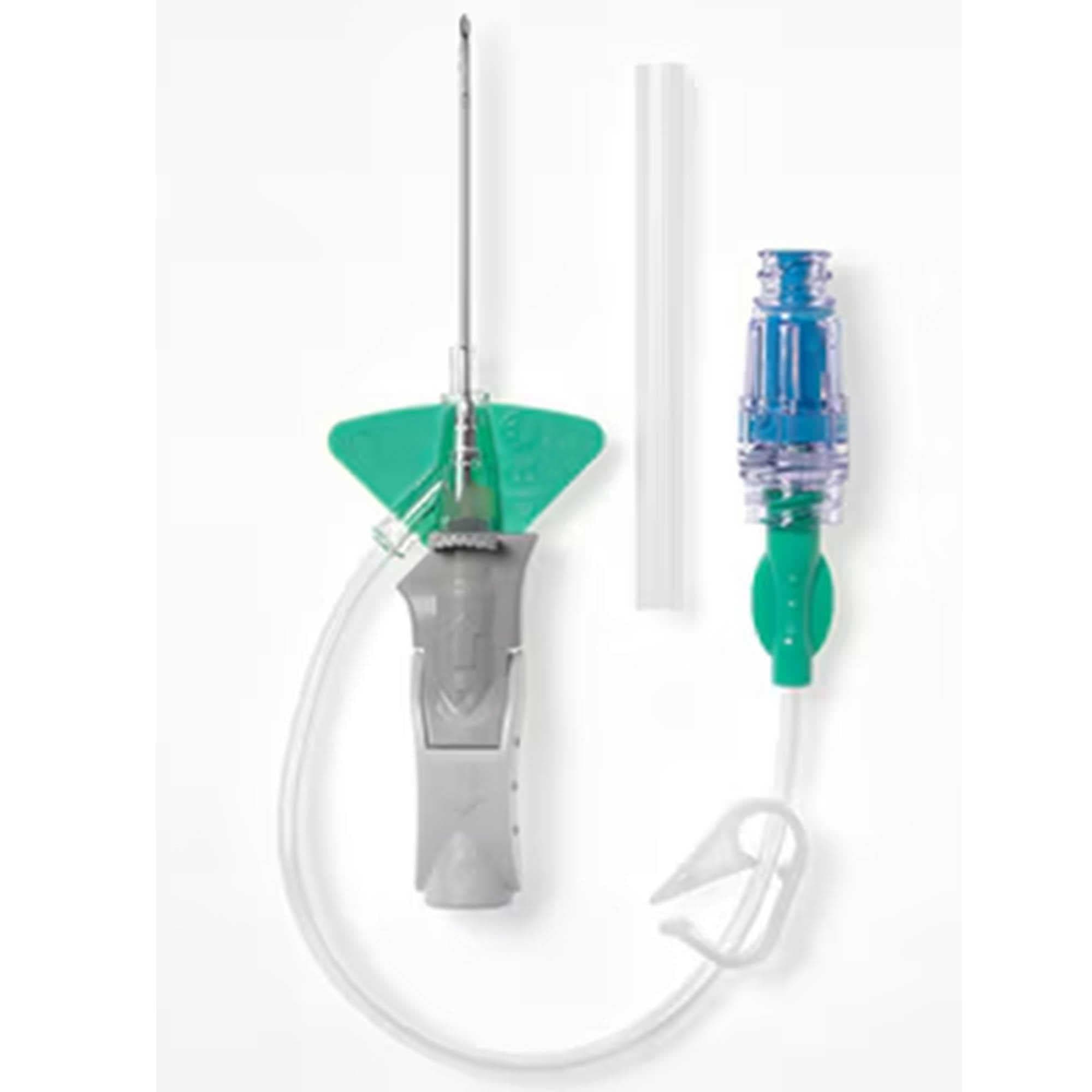Nexiva MaxZero Closed IV Catheter, 1.25 Inch, Green, 18 Gauge - Case of 80 - Image 1