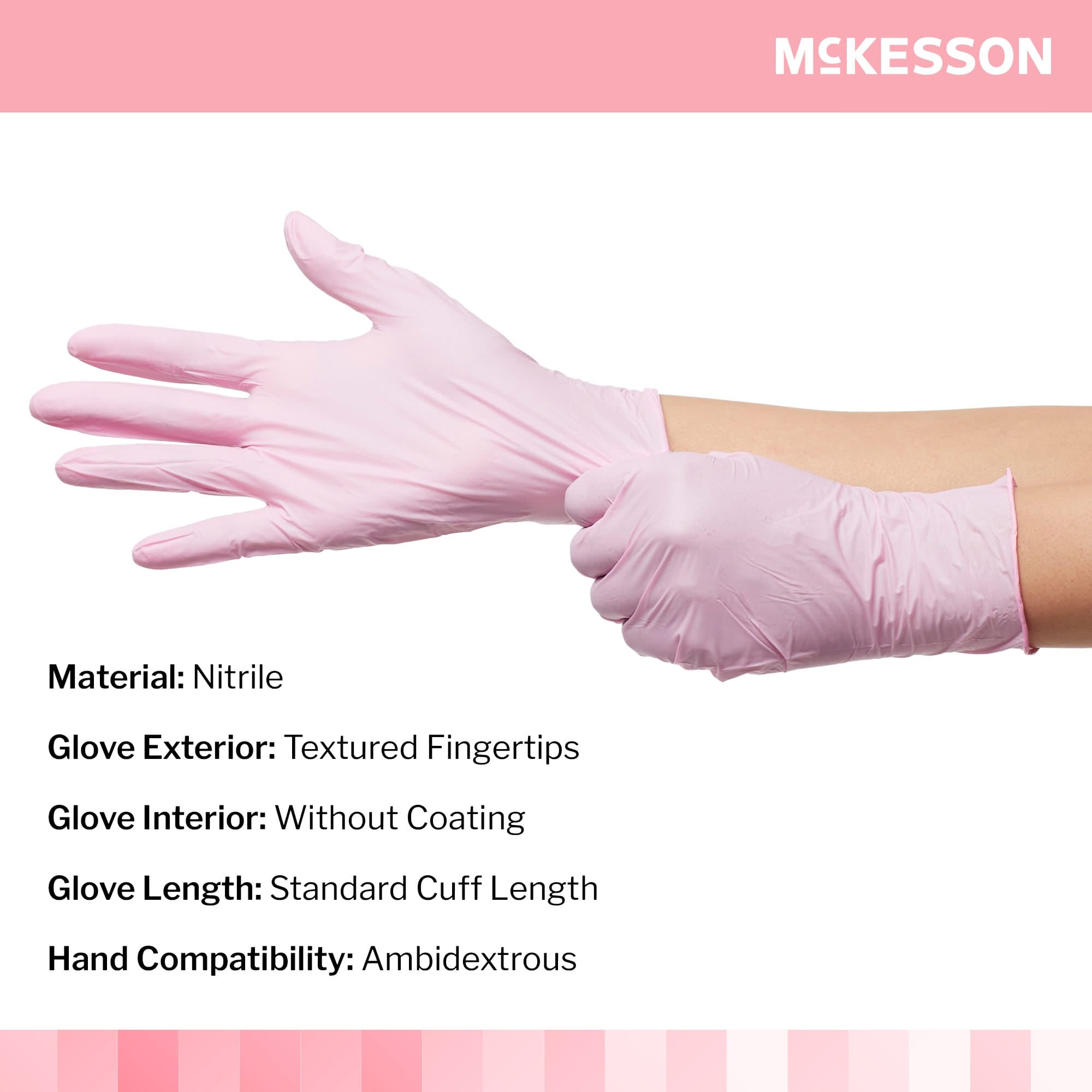 McKesson Nitrile Powder-Free Exam Gloves - Image 3