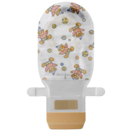 Assura AC pediatric drainable pouch, Opaque, 14 cm - Box of 10 - Image 1