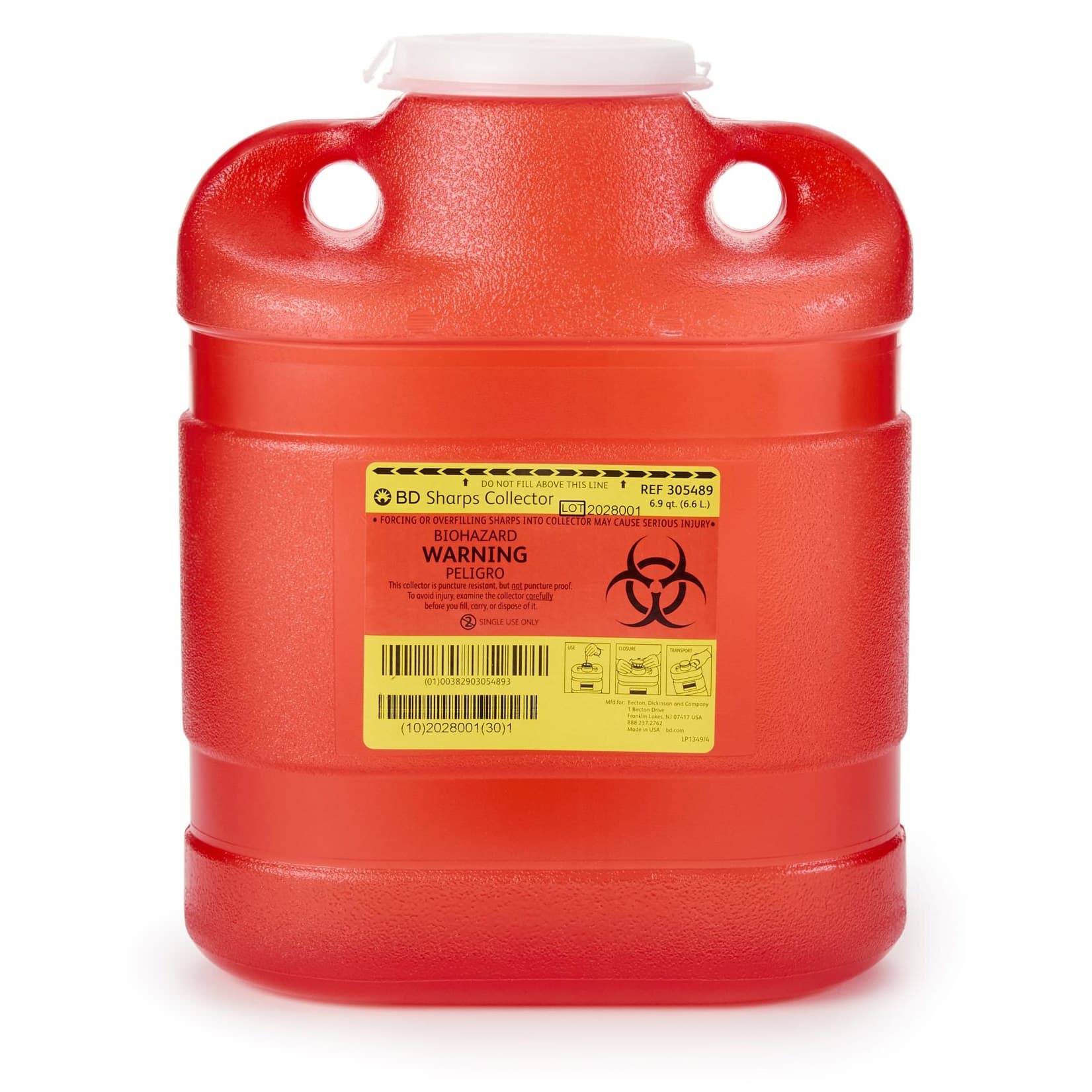 BD Multi-Use One-Piece Sharps Collector - Image 1