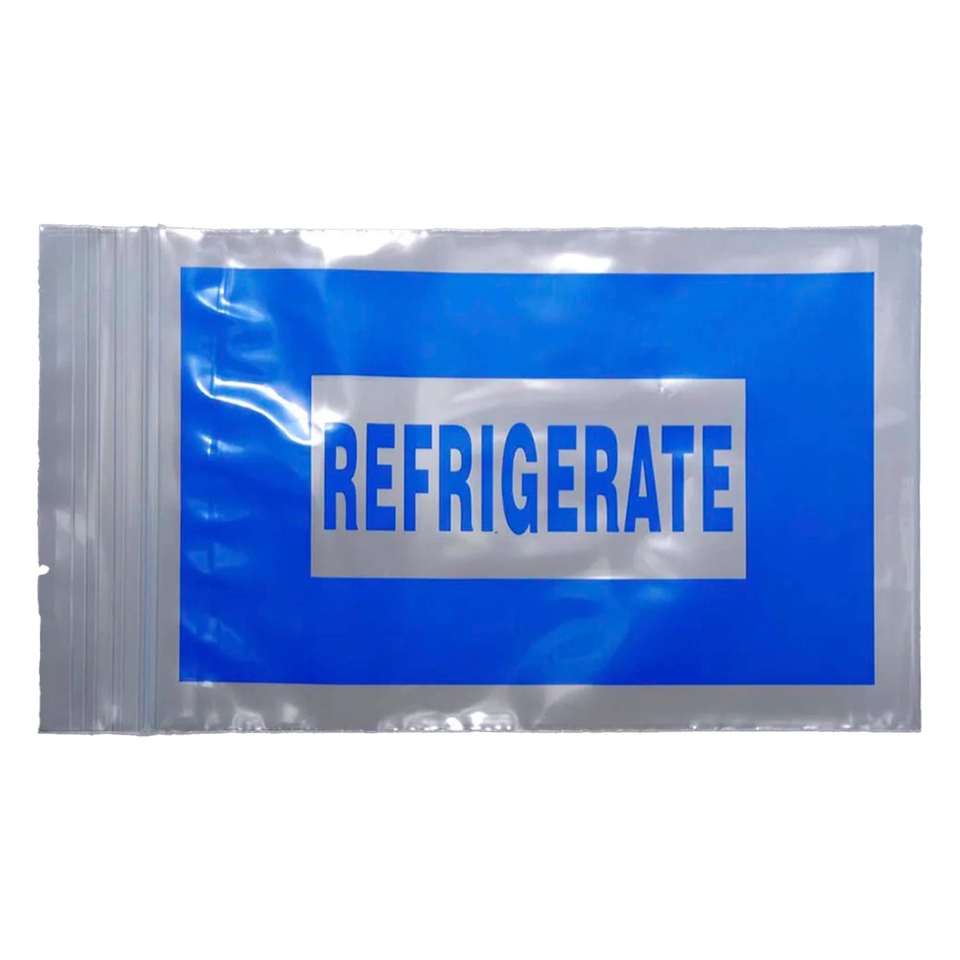 Elkay Plastics Reclosable Refrigerate Bag Clear-Blue 2 mil, 9 x 12 Inch - Package of 100 - Image 1