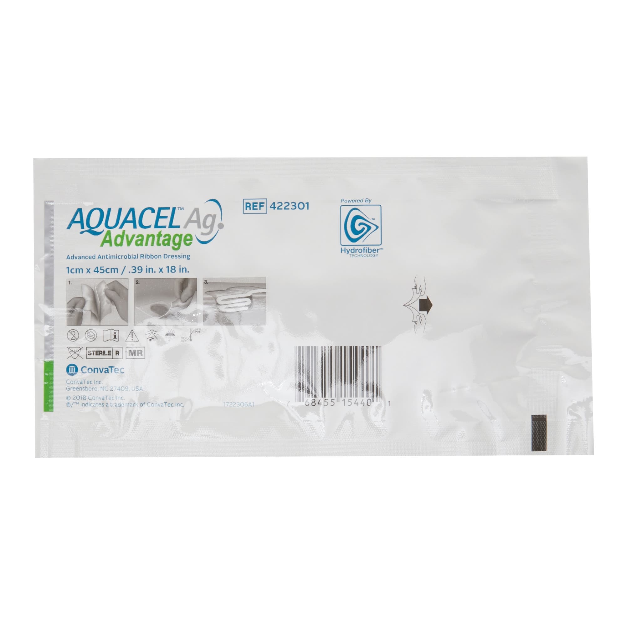 Aquacel Ag Advantage Dressing, .39 x 18 Inch - Image 1