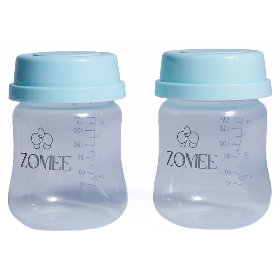 Zomee Breast Milk Storage Bottle, 4.75 oz - Image 1