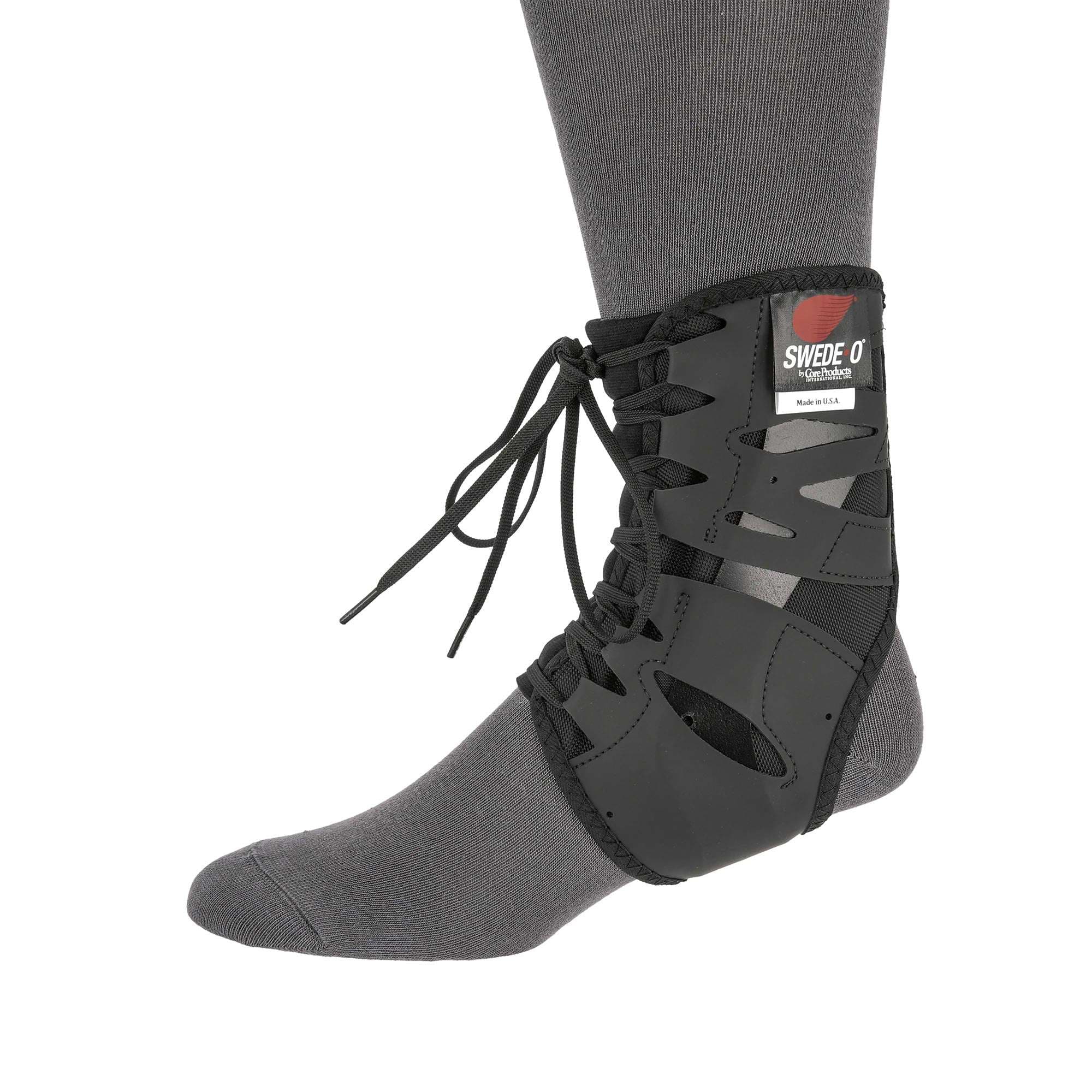 Swede-O Tarsal Lok Ankle Brace, X-Small, Black - Image 1