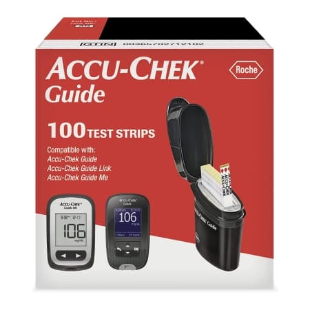 Accu-Chek Guide Blood Glucose Test Strips - Box of 100 - Image 1