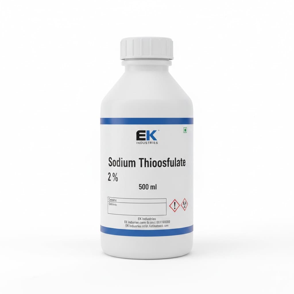 Ek Industries Reagent Sodium Thiosulfate, 2 %, 500 ml - Each - Image 1
