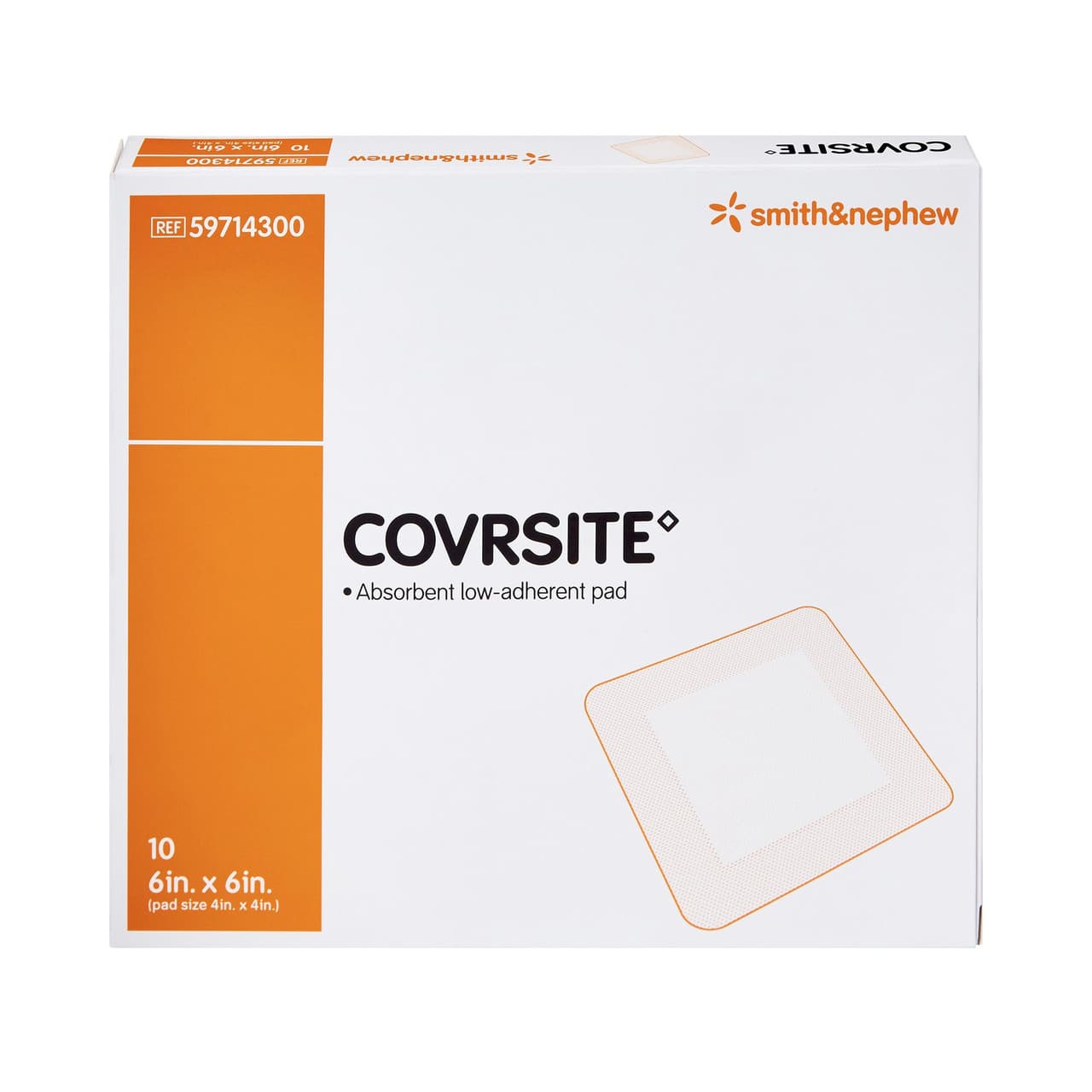 Covrsite Composite Dressing, NonSterile, 6" x 6" - Box of 10 - Image 1