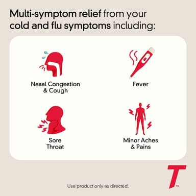 Tylenol Cold + Flu Severe Acetaminophen Caplets - Box of 100 - Image 3