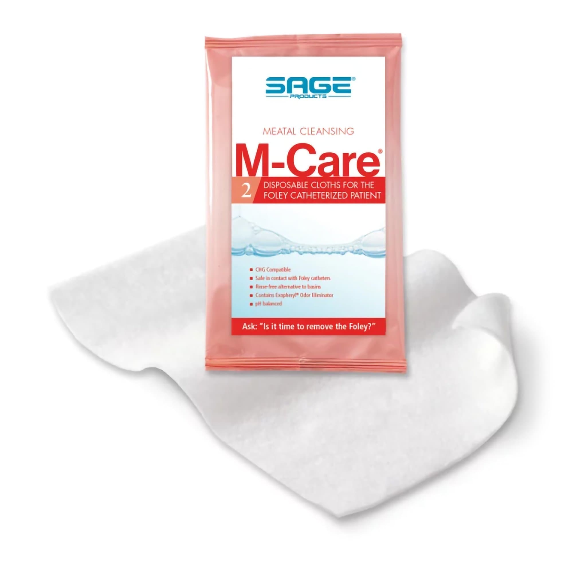 M-Care Meatal Cleansing Personal Wipe - Case of 336 - Image 1