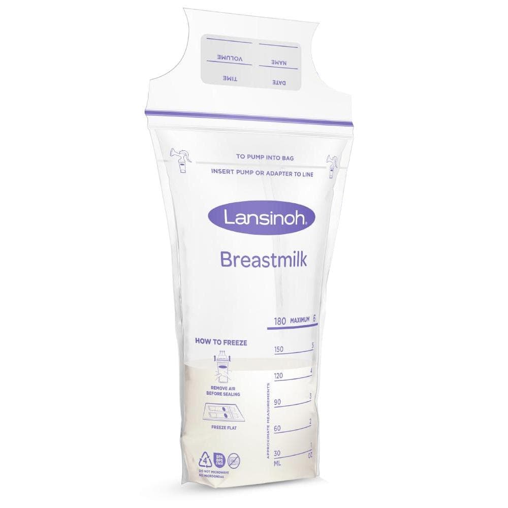 Lansinoh Breast Milk Storage Bag, 6 oz, 50 Bag - Each - Image 1