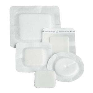 DeRoyal Polyderm Non-Border Foam Dressing 4" x 5" - Case of 50 - Image 1