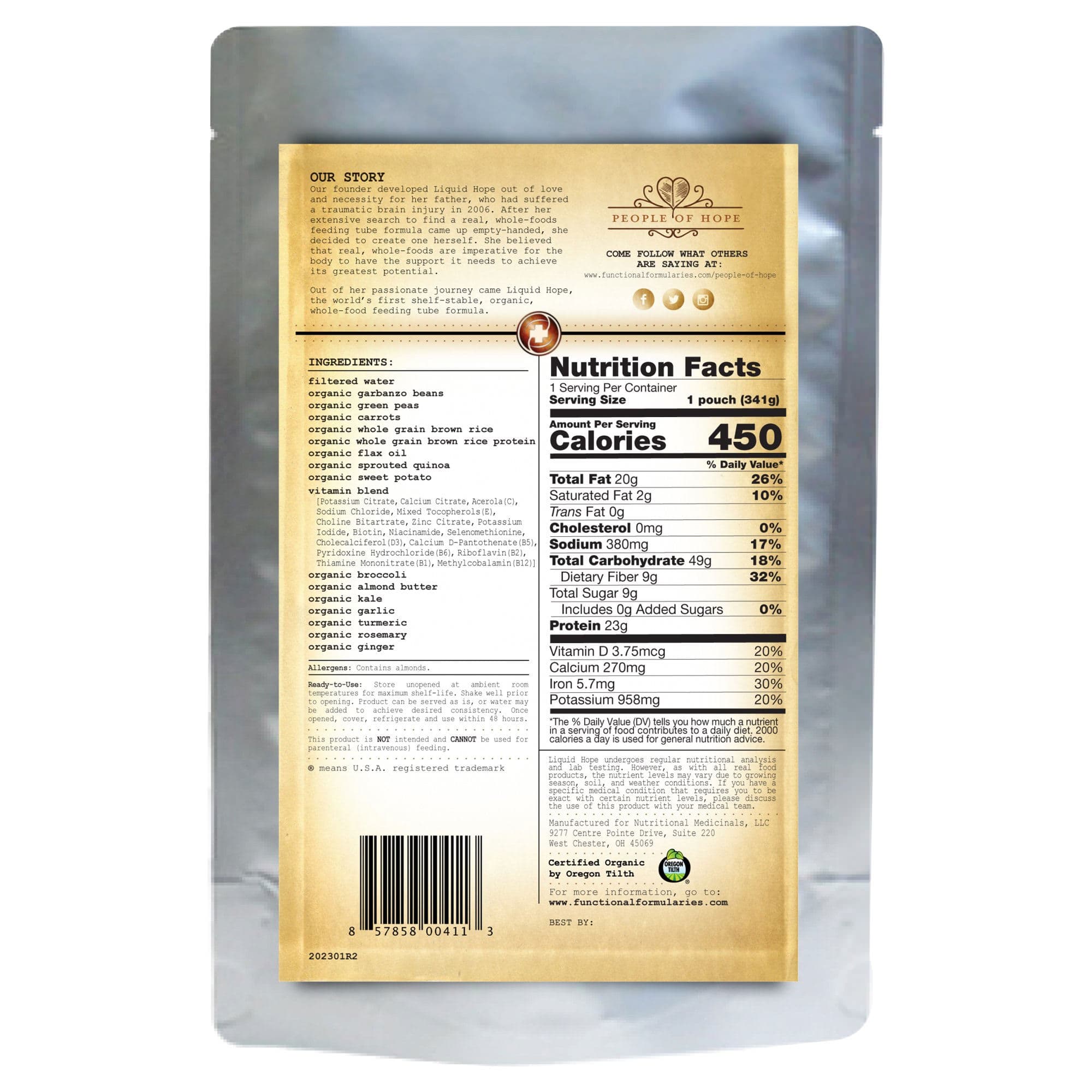Liquid Hope Complete Plant-Based Original Formula - Image 2
