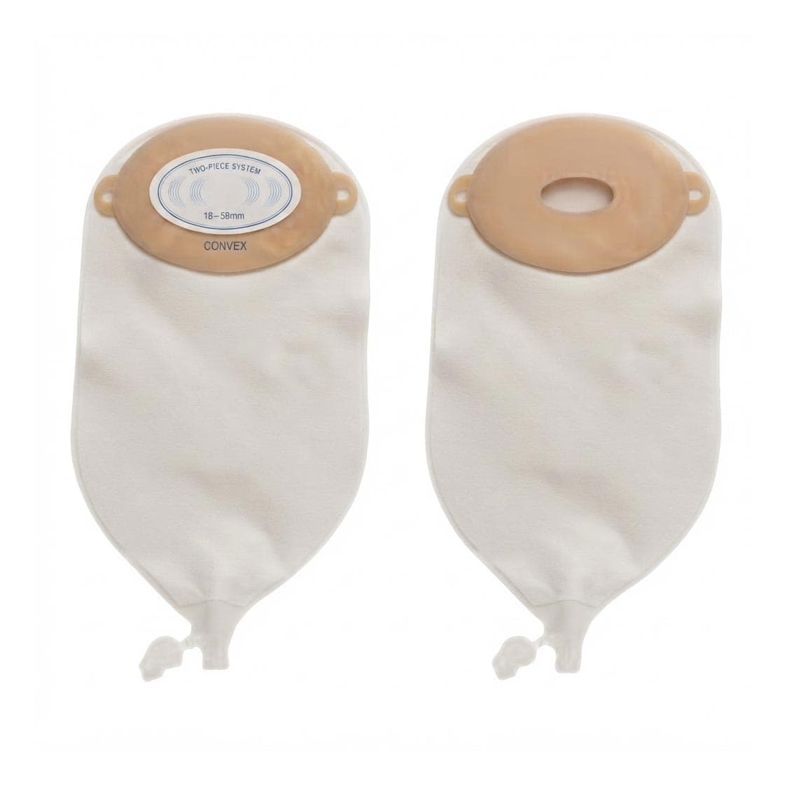 Nu flex adult pre cut urinary Pouch, Deep Convex - Box of 10 - Image 1
