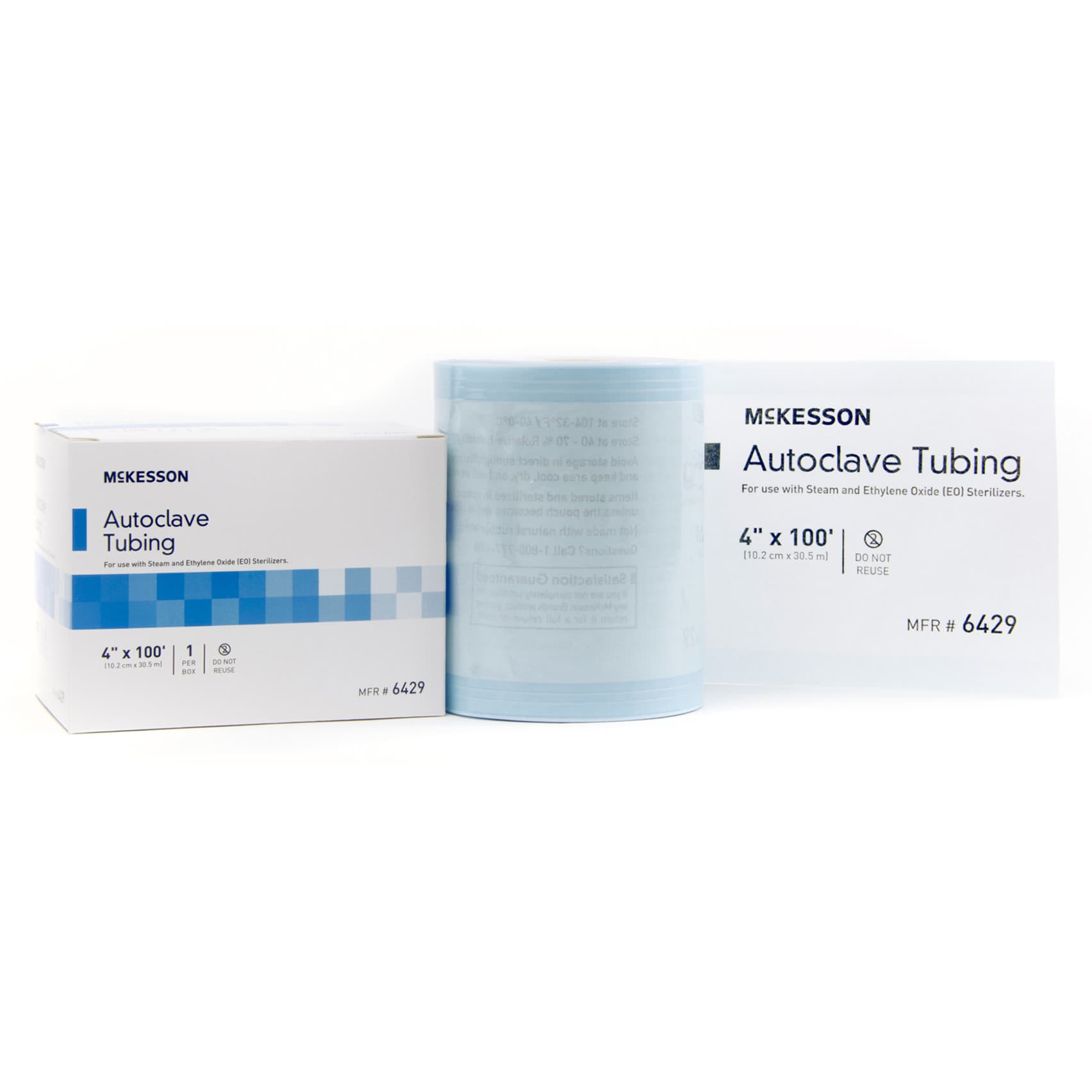 McKesson Sterilization Tubing, 4 Inch X 100 Foot - Image 1