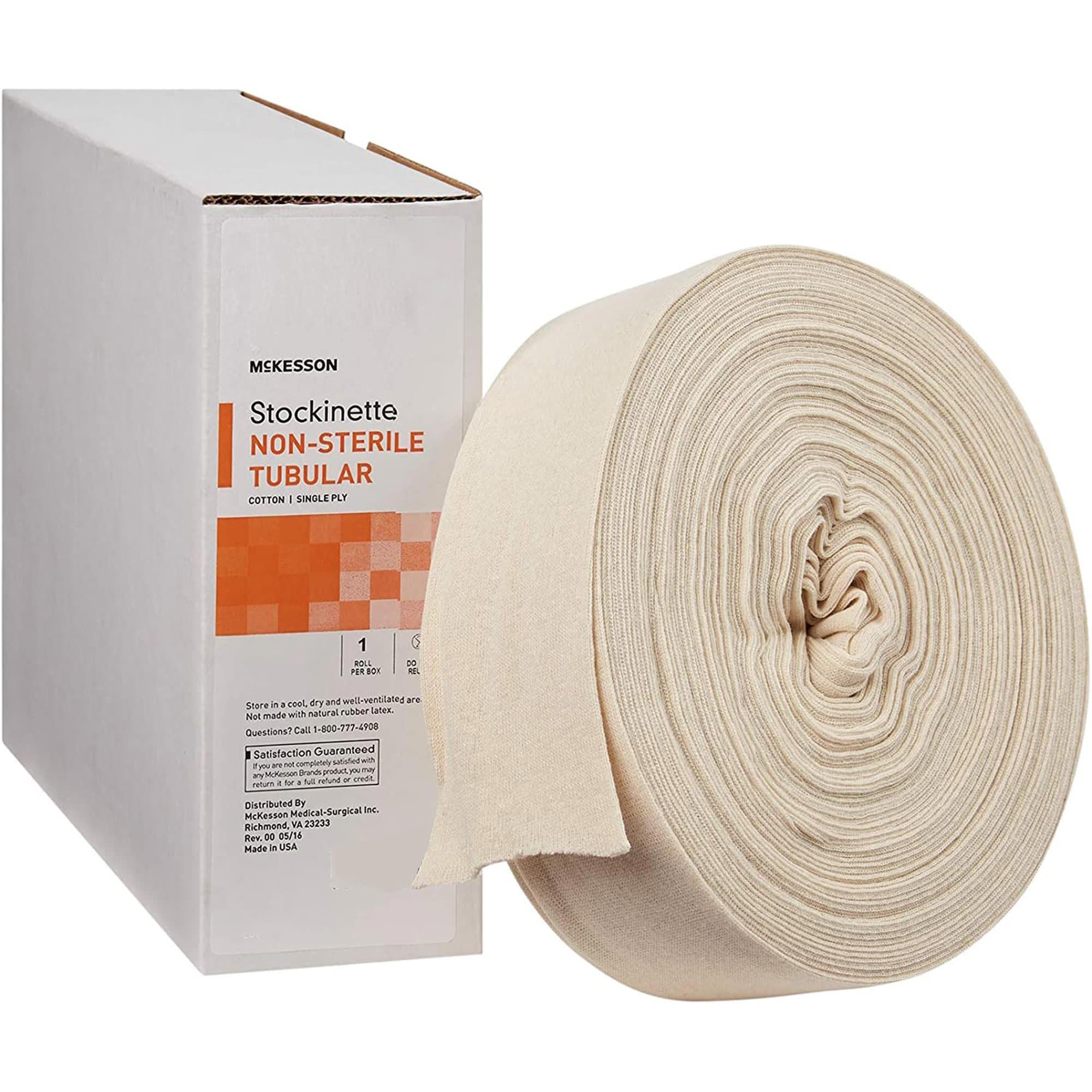 McKesson Stockinette Plaster, Synthetic-Fiberglass NonSterile, Beige, 6 Inch x 25 Yard - Each - Image 1
