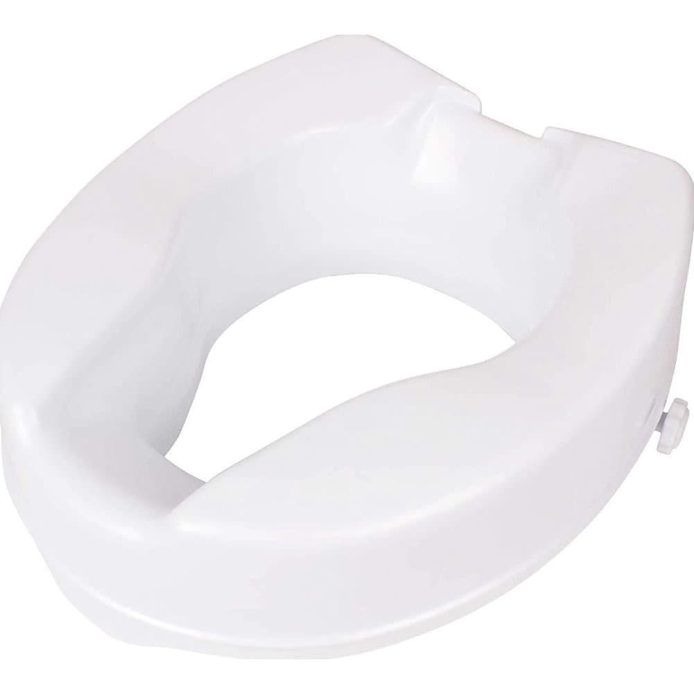 Carex Safe Lock Bariatric Raised Toilet Seat - Image 2