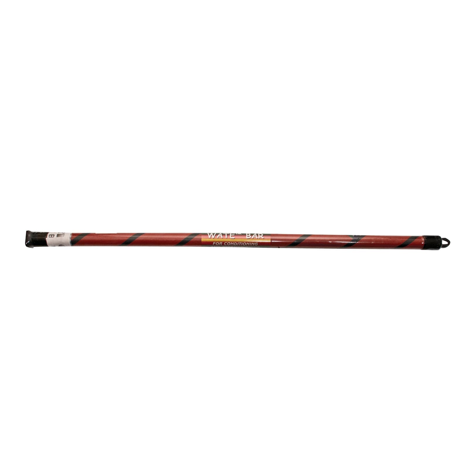 CanDo Slim Wate Bar, 3 Inch long, 1-1/2 Inch diameter, 3.5 lbs, Red Stripe - Each - Image 1