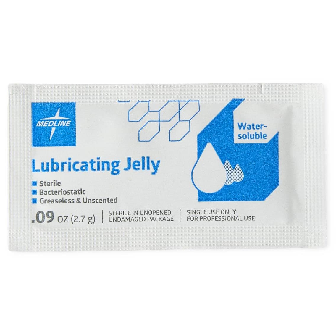 Medline E-Z Lubricating Jelly, 2.7 Gram - Each - Image 1