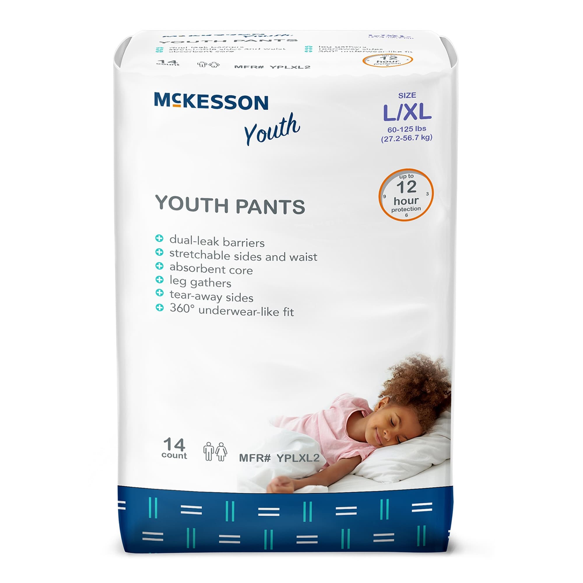 McKesson Unisex Youth Pants, Fun Graphics, Large-Extra Large - Bag of 14 - Image 1