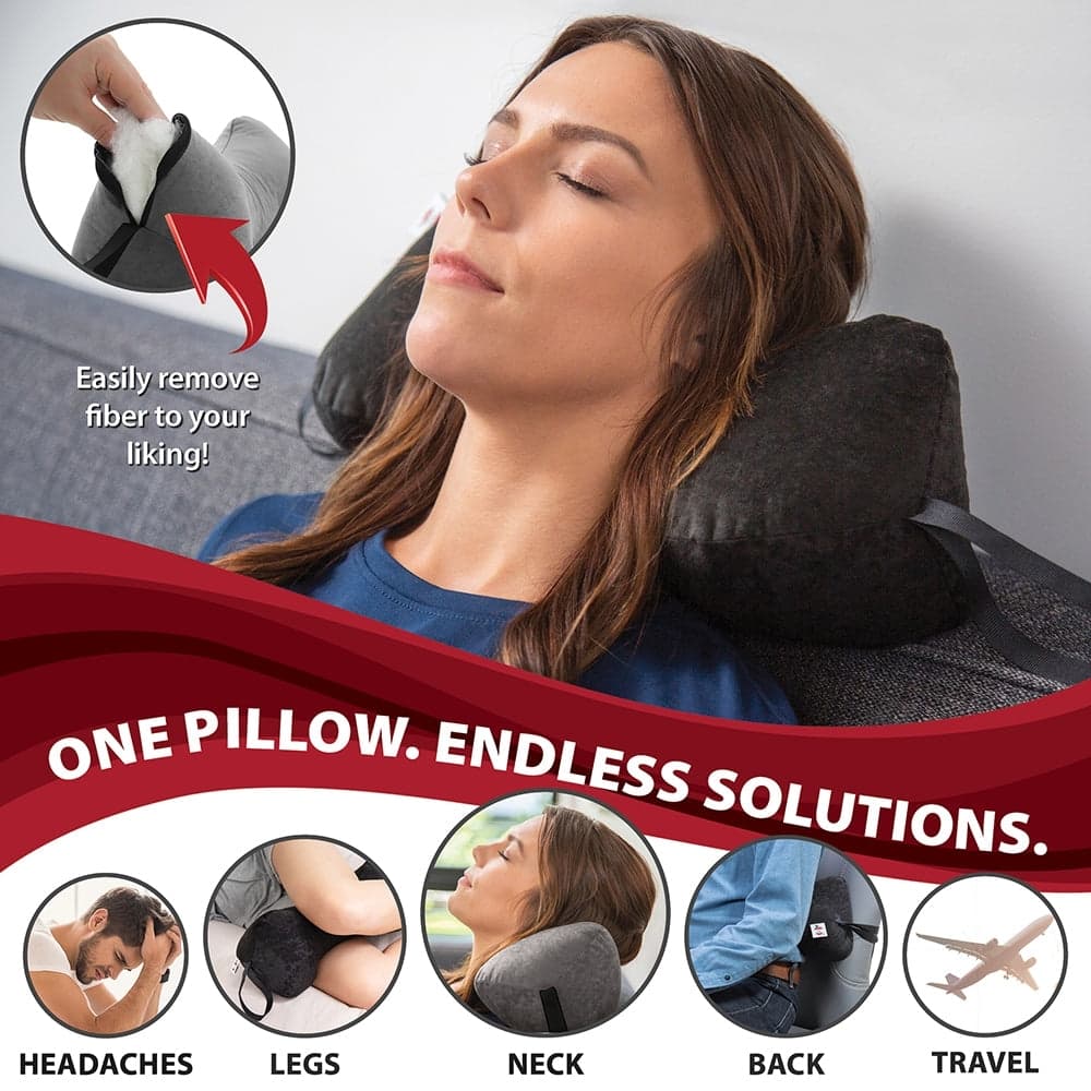 Core Sleep Log Chiropractic Bone Shaped Neck & Cervical Pillow - Image 2