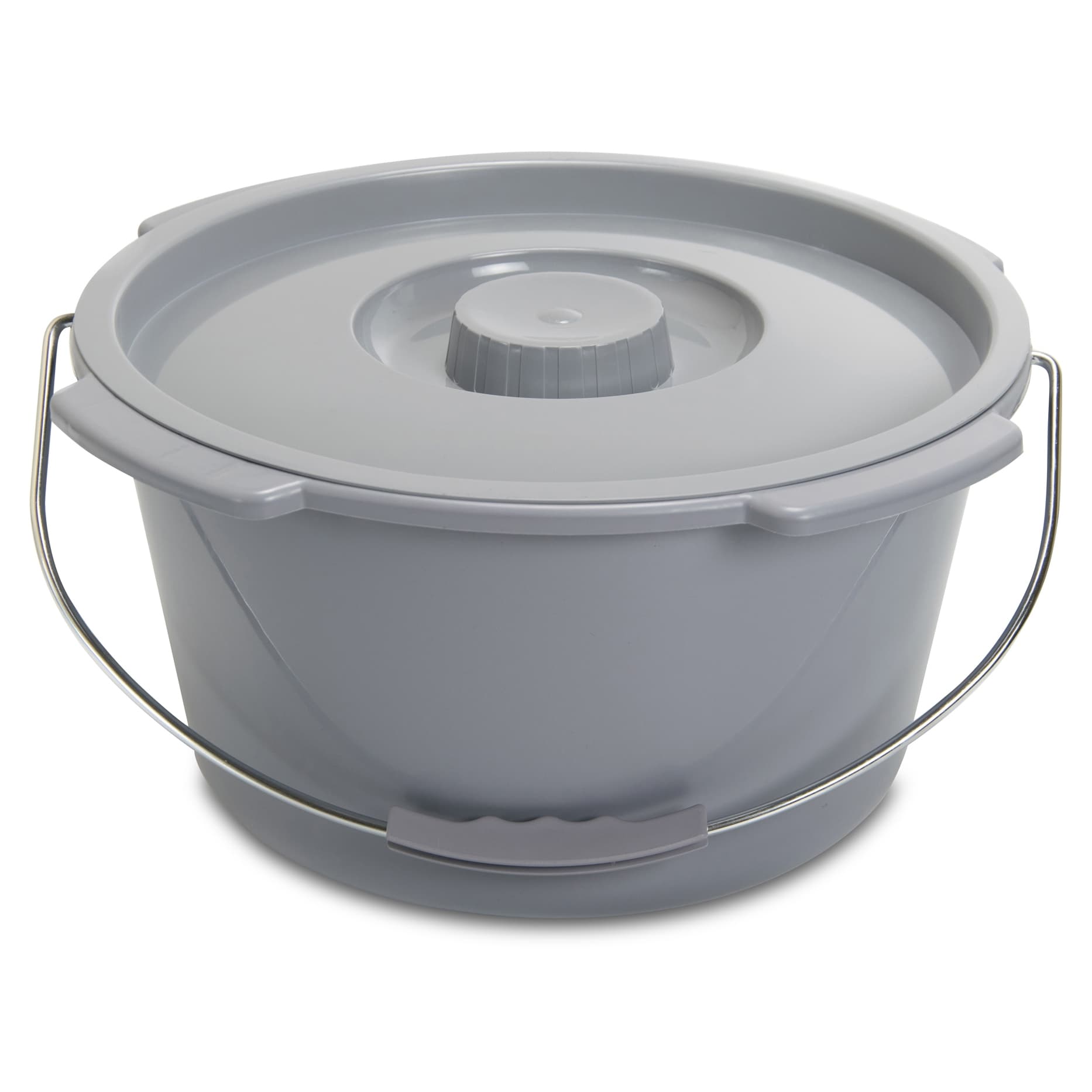 McKesson Plastic Handle Commode Bucket - Image 2