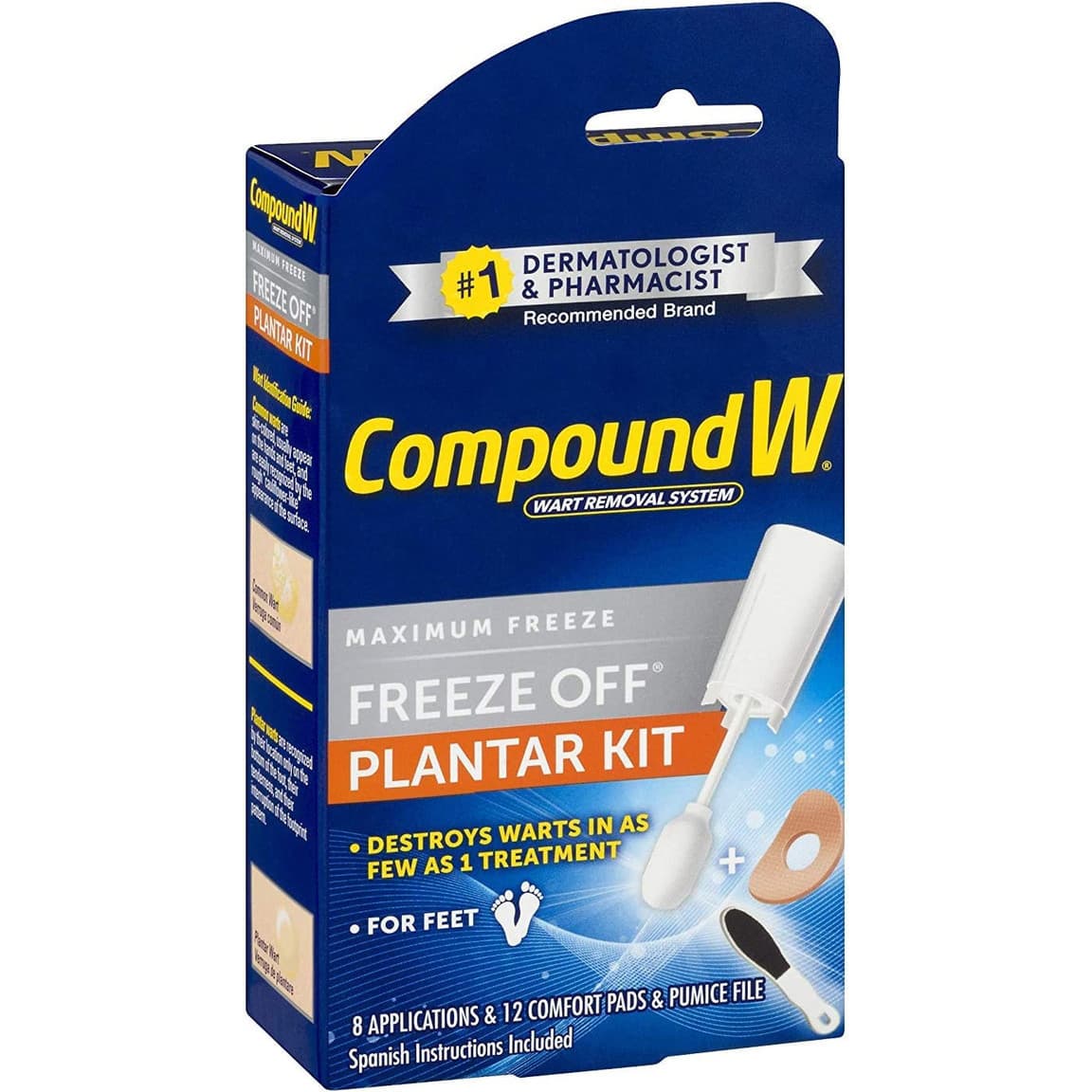 Compound W Freeze Off Plantar. 8 Applications - Box - Image 1