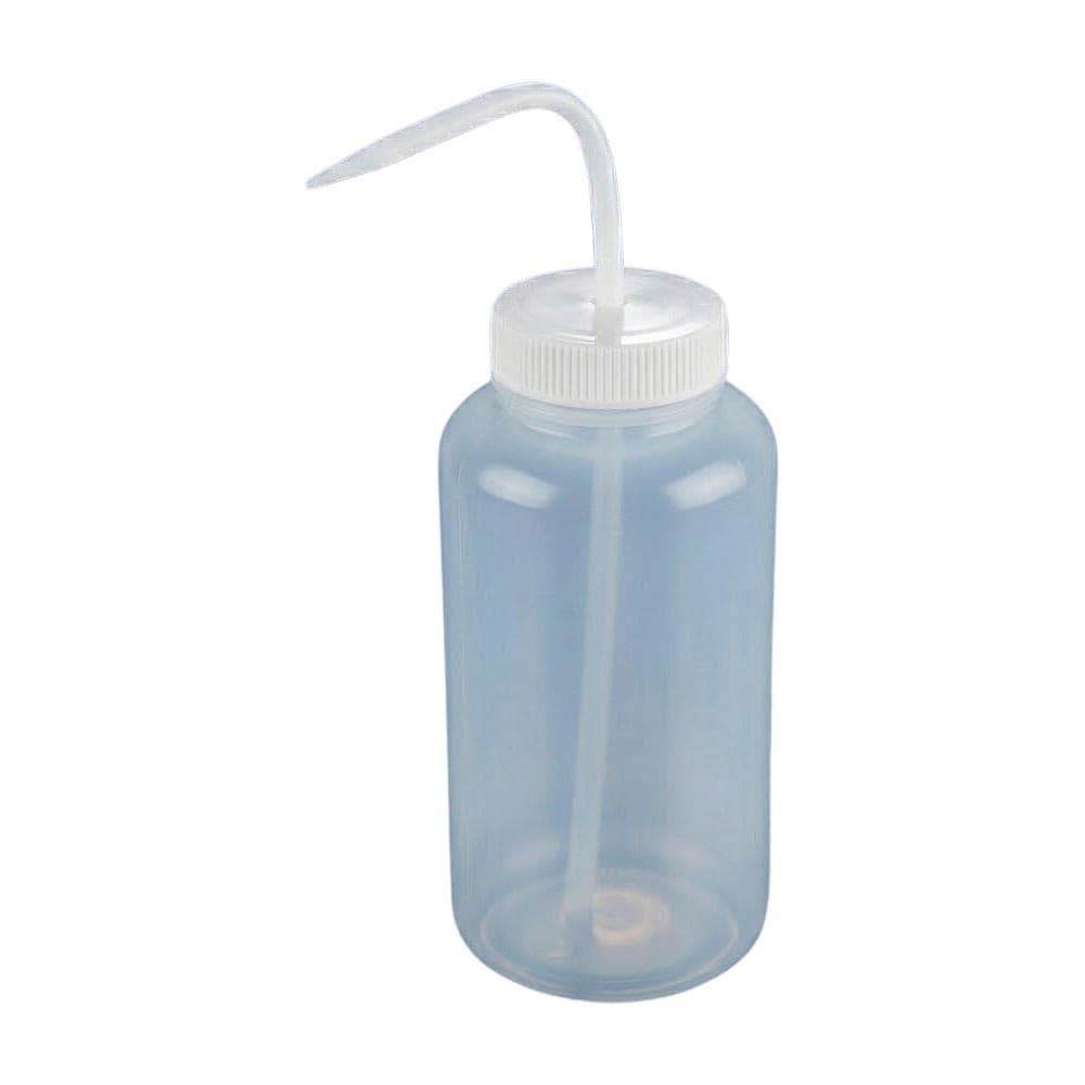 Globe Scientific Wash Bottle Without Graduations, Clear, 1,000 mL - Box of 5 - Image 1
