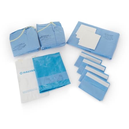 O and M Halyard Inc General Purpose Drape Pack Basic Pack V - Case of 8 - Image 1