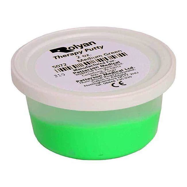 Rolyan Master Pack Sets, Medium, Green, 2 oz. - Pack of 10 - Image 1