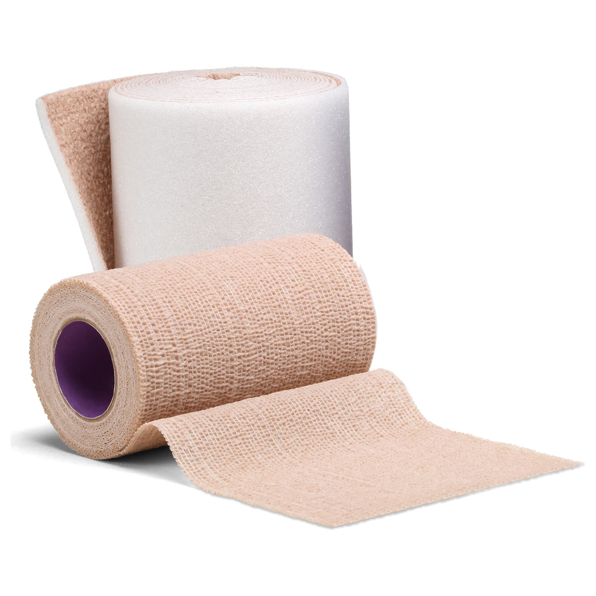 3M Coban 2 Layer Self-Adherent Compression Bandage, White-Tan - Image 2