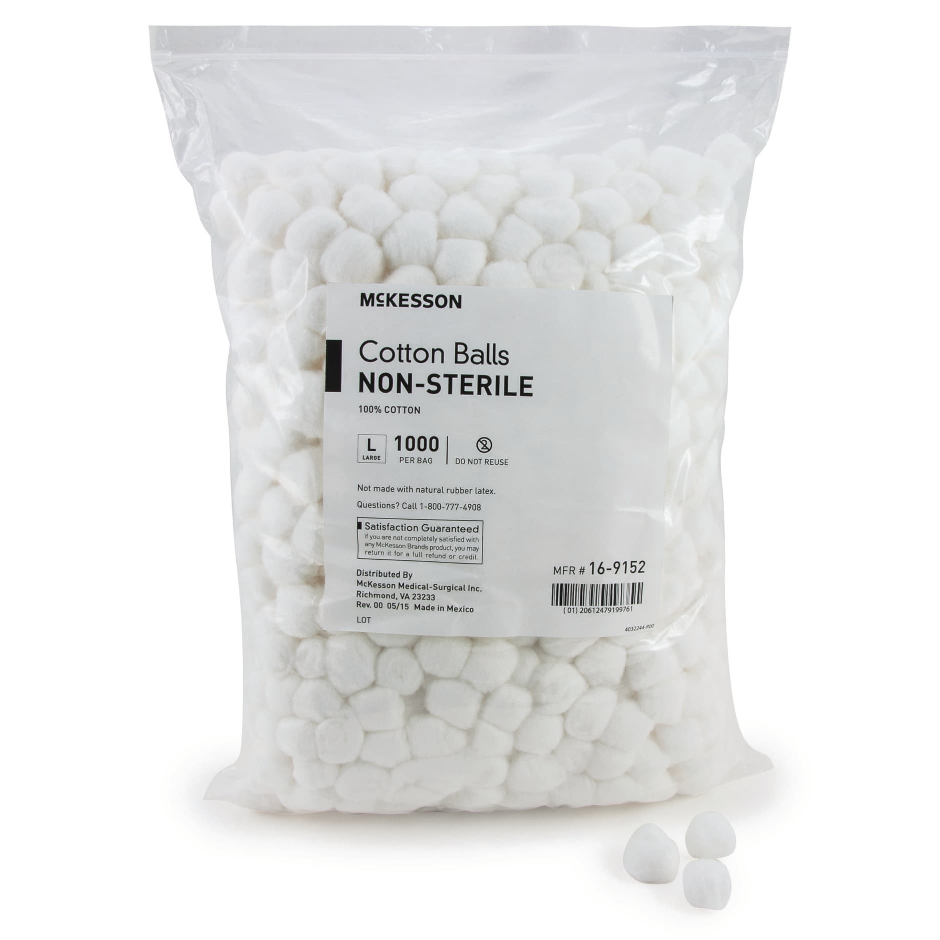 McKesson Cotton Ball White NonSterile - Image 4