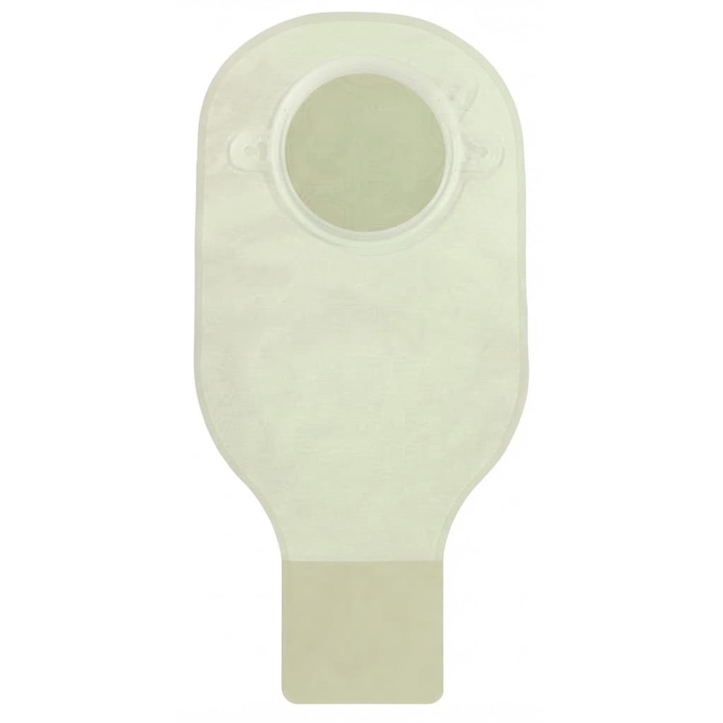 Securi-T 2-Piece Drainable Pouch with Belt Tabs, 1-3/4" Flange, Opaque - Box of 10 - Image 1