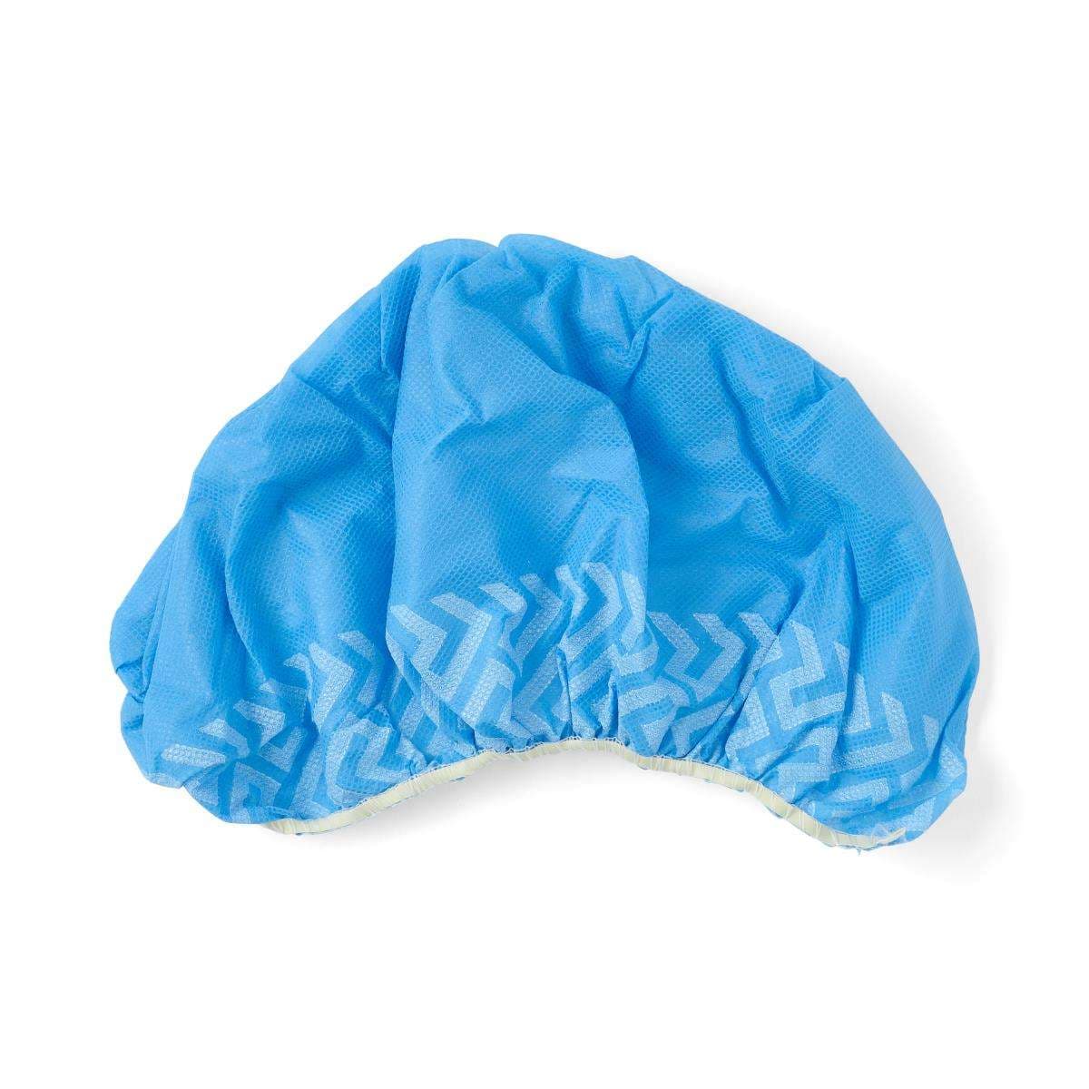 Medline Nonskid Spunbond Polypropylene Shoe Covers, Blue, Size XL (Up to Men's Size 15) - Box of 100 - Image 1