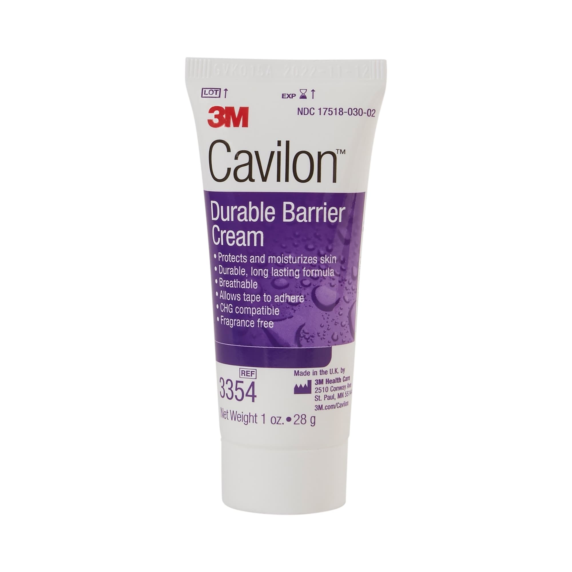3M Cavilon Durable Barrier Cream, 1 oz Tube - Image 1