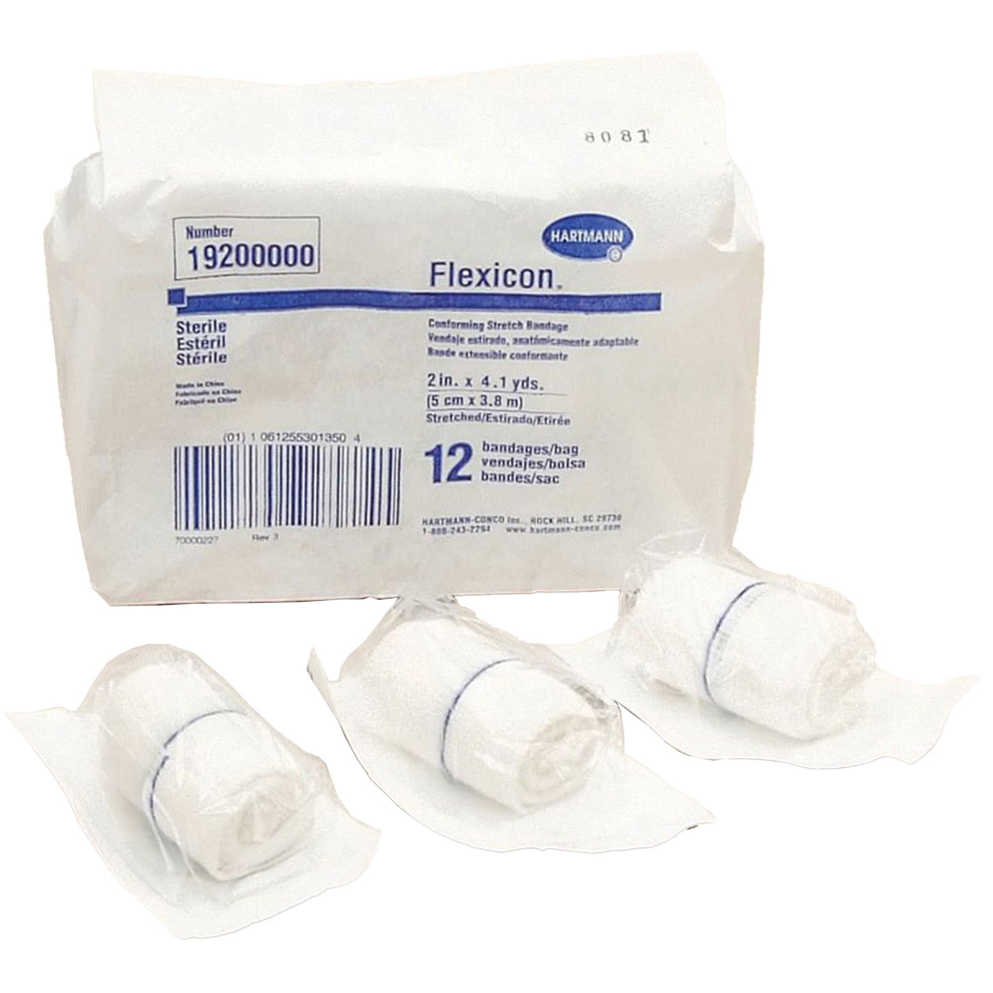 Flexicon Sterile Conforming Bandage, 2 Inch x 4-1/10 Yard - Case of 96 - Image 1