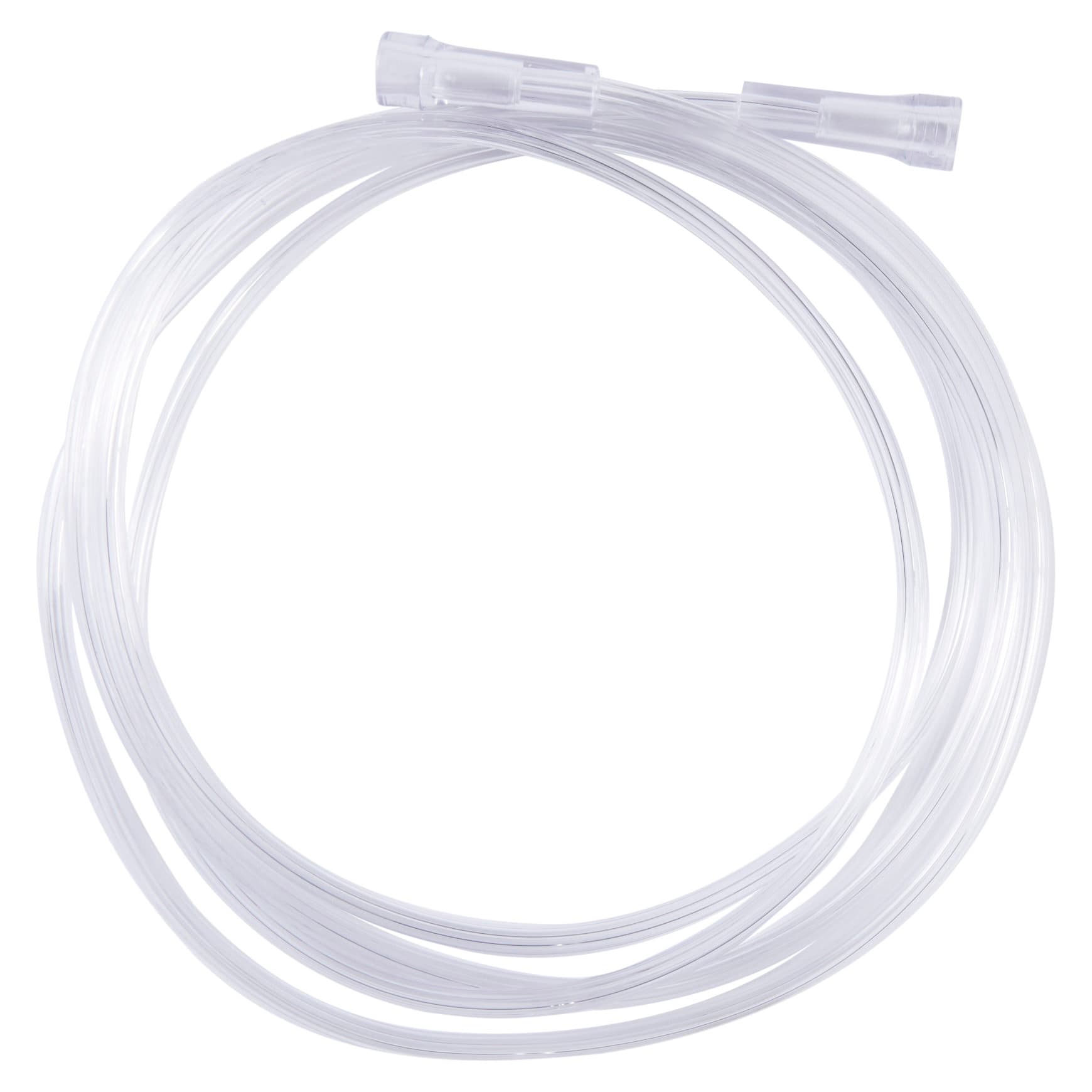 McKesson Oxygen Tubing Smooth Outer, Star Lumen Inner NonSterile, Clear, 7 Foot Length Tubing - Each - Image 1