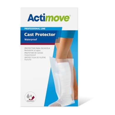 Actimove Cast Protector Full Leg For Child, Transparent - Each - Image 1