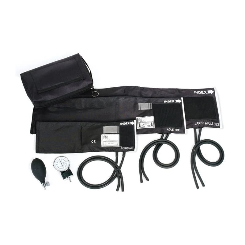 Prestige 3-in-1 Pocket Aneroid Sphygmomanometer - Multiple Nylon Cuff Sizes - Image 1