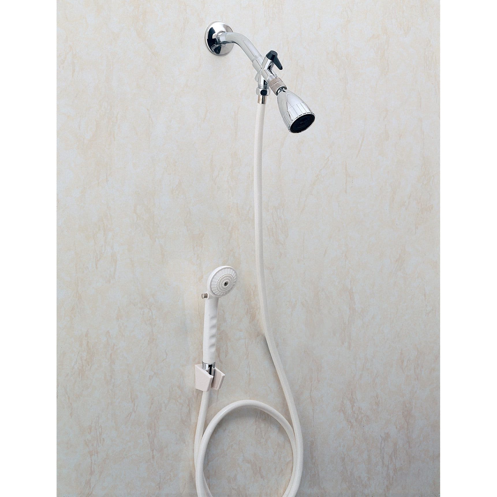 Carex Hand-Held Shower Spray with On/Off Valve - Each