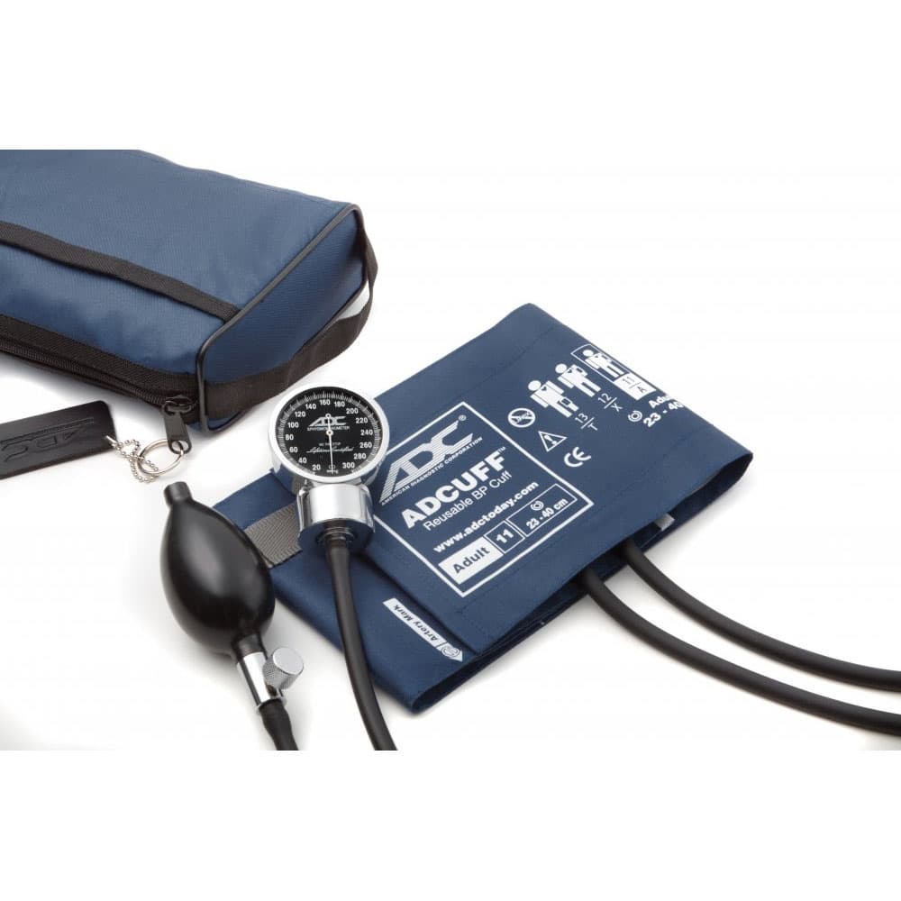 ADC Diagnostix 778 Pocket Aneroid Sphyg, Adult Only, Navy - Image 1