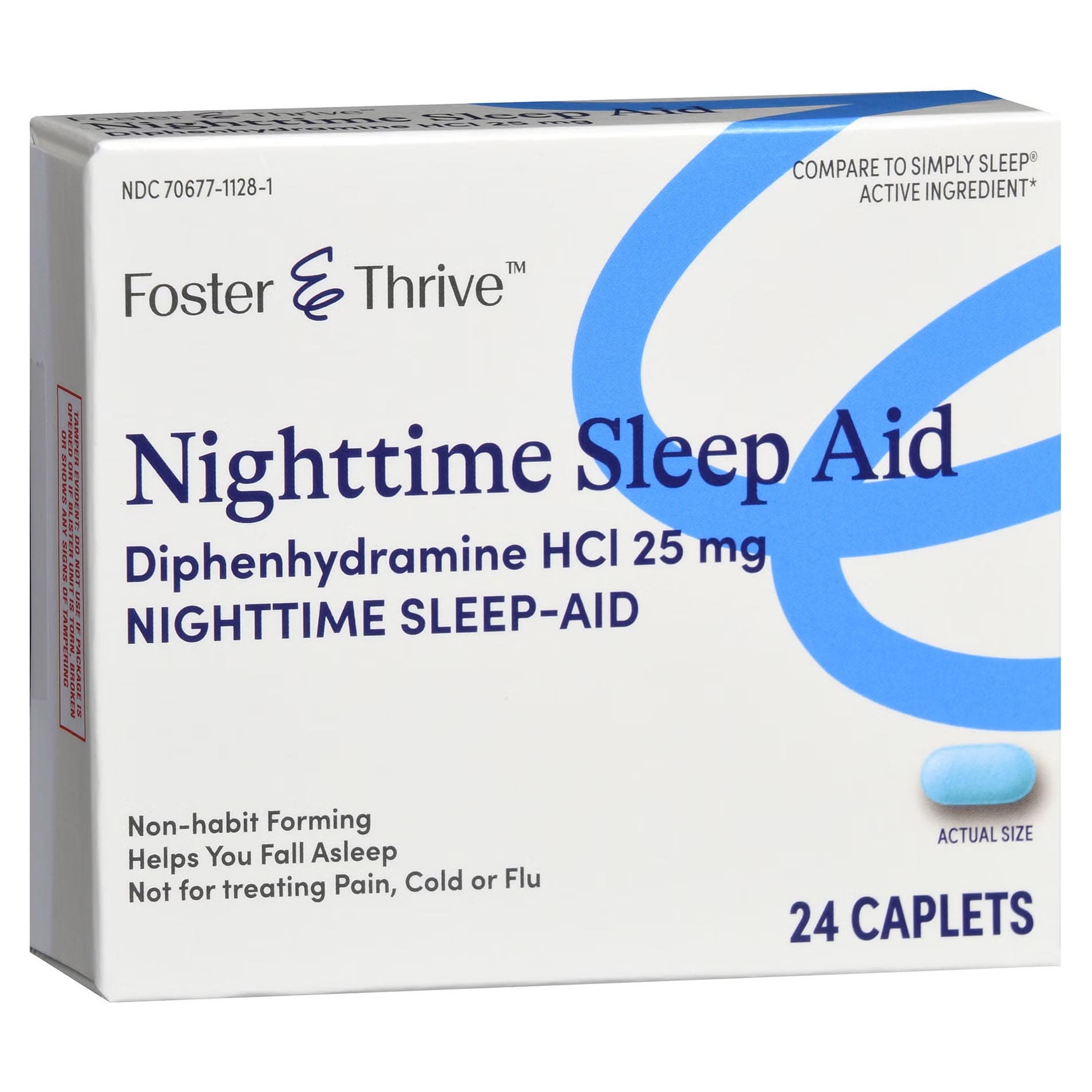 Foster & Thrive Diphenhydramine HCl Sleep Aid Caplet - Image 3