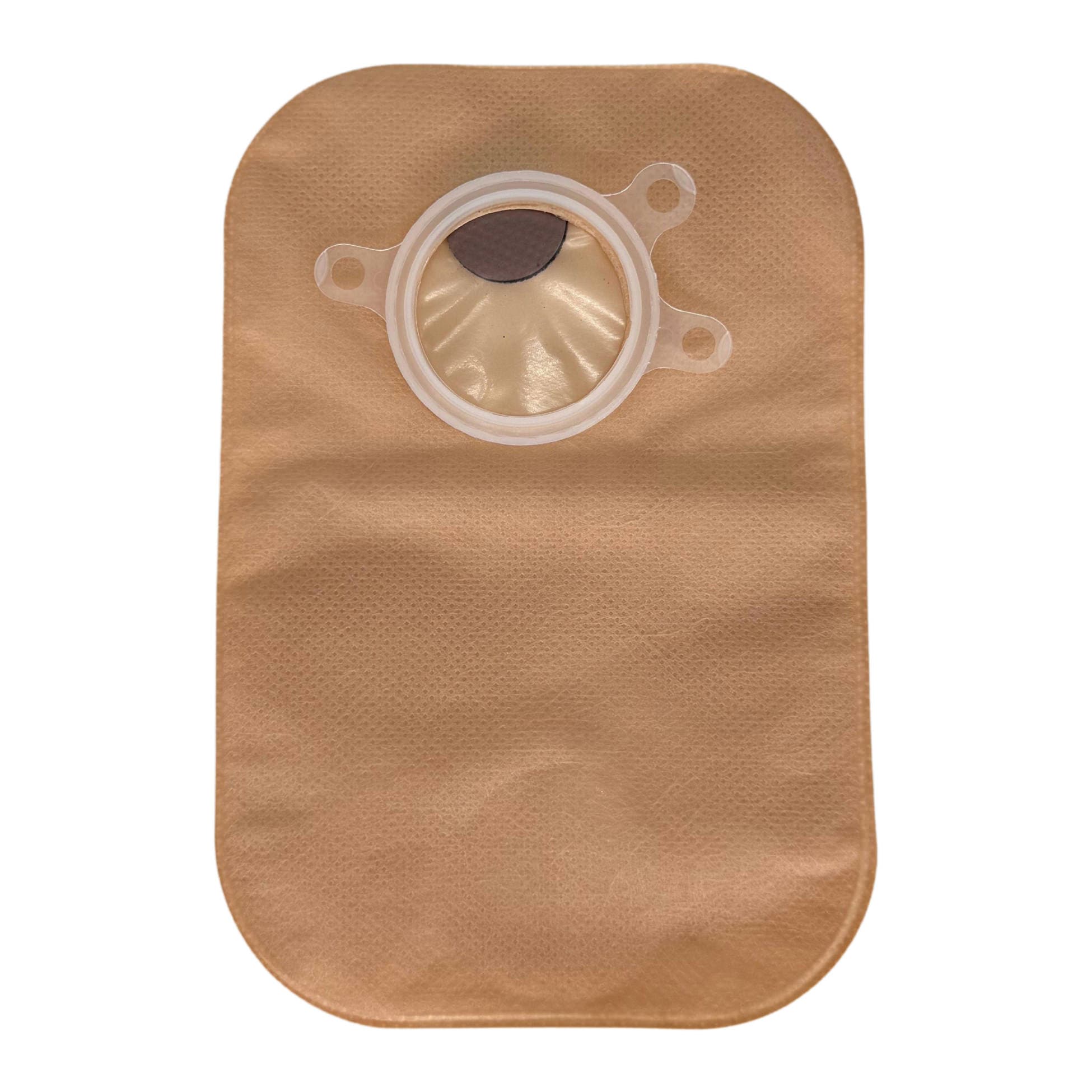 Safe N Simple 8" 2-Piece Closed Pouch with Filter and Belt Tabs, Beige, 1-3/4 Inch - Box of 30 - Image 1