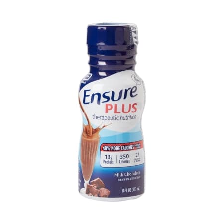 Ensure Plus Therapeutic Nutritional Shake, Milk Chocolate, 8 Oz Bottle - Each - Image 1
