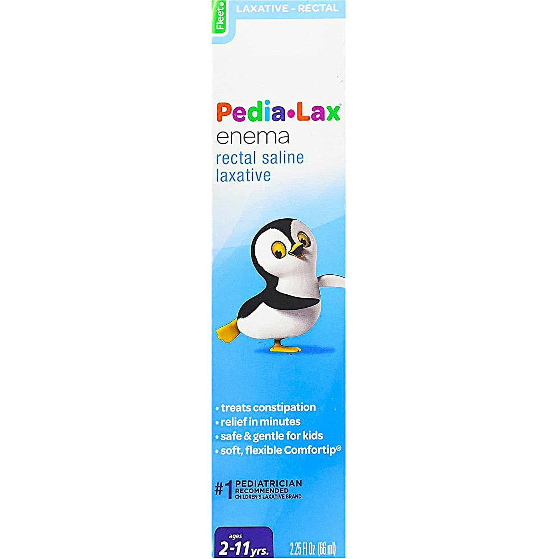 Pedia-Lax Rectal Saline Laxative Enema, 2.25 oz - Image 2