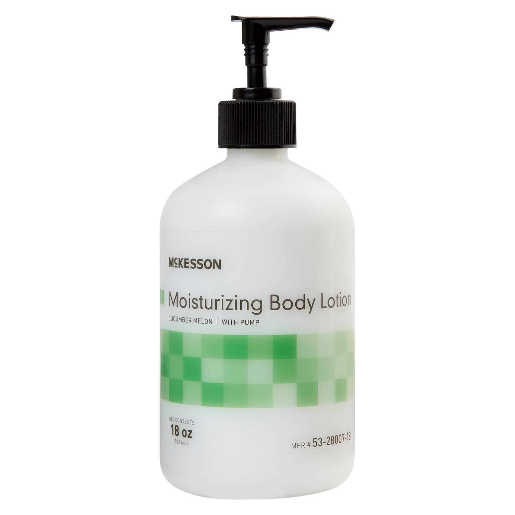 McKesson Moisturizing Body Lotion, Cucumber Melon Scent, 18 oz. - Case of 12 - Image 1